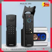 Khóa điện tử Hafele Arcelo AG2601W màu đen 912.21.191