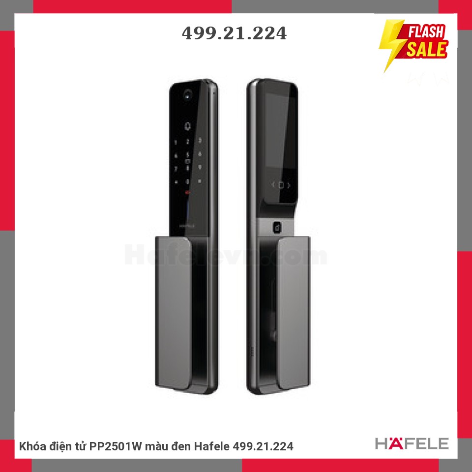 Khóa điện tử PP2501W màu đen Hafele 499.21.224