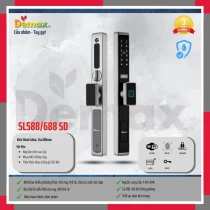 Khóa Thông Minh Demax SL688 SD Hợp Kim Kẽm Cao Cấp Chính Hãng
