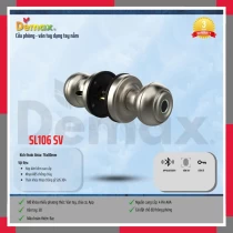 Khóa Vân Tay Demax SL106 SV, Hợp Kim Kẽm, Thép SUS 304, Bền Bỉ