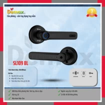 Khóa Vân Tay Demax SL109 BL - Hợp Kim Kẽm Cao Cấp Chống Gỉ - Thương Hiệu Demax