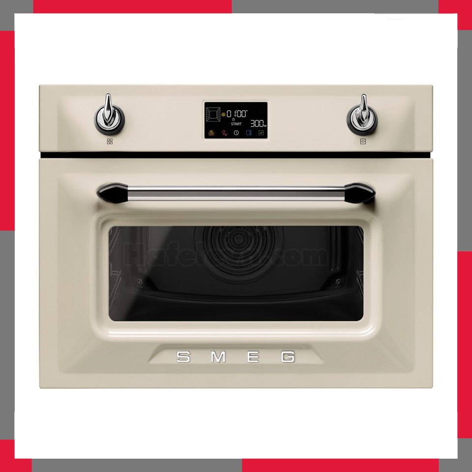 LÒ NƯỚNG KÈM VI SÓNG ÂM TỦ SMEG VICTORIA 60CM