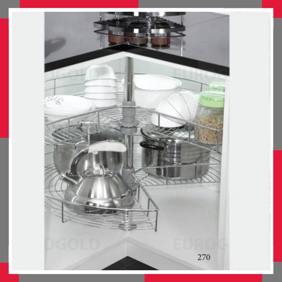 Mâm Xoay Inox 304 Nan Mở 3/4 – 270º EuroGold EP270A