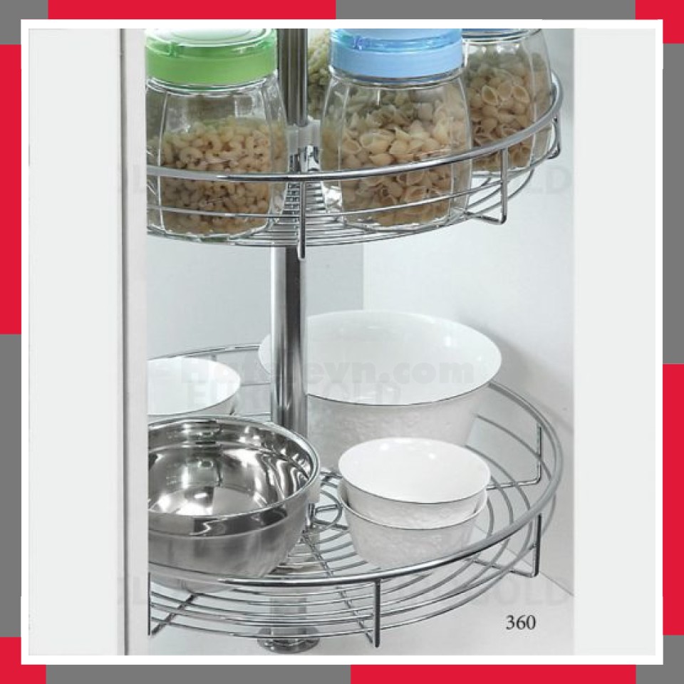 Mâm Xoay Inox 304 Nan Tròn Mở Toàn Phần Mở 360º EuroGold EP360A