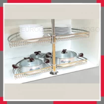 Mâm Xoay Inox Mờ Nan Dẹt EuroGold EPL180A