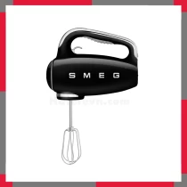 Máy đánh trứng cầm tay Smeg 50's Style HMF01BL