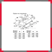 Máy Hút Mùi Bosch DFT93CA51M Chính Hãng, Thép Không Gỉ, 3 Chế Độ Hút
