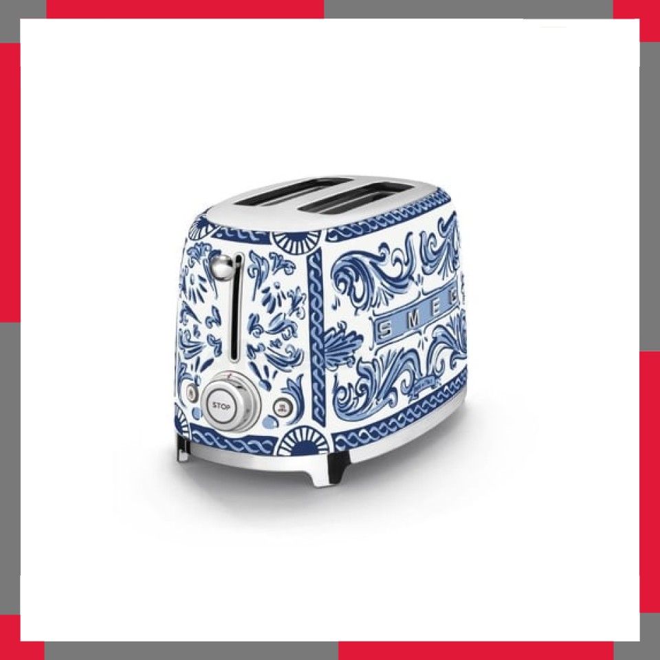 Máy nướng bánh mì Smeg and Dolce&Gabbana TSF01DGBEU