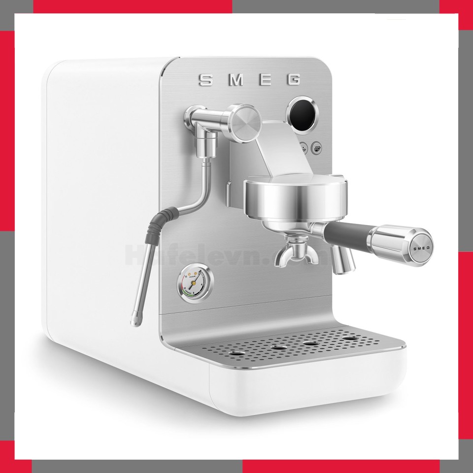 Máy pha cà phê chuyên nghiệp mini Smeg Collezione EMC02WHMEU