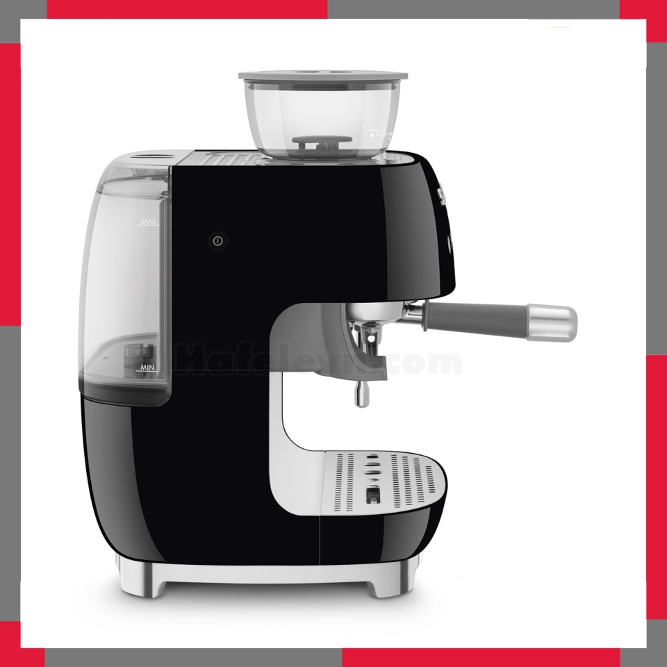 Máy pha cà phê có tích hợp máy xay Smeg 50's Style EGF03BL