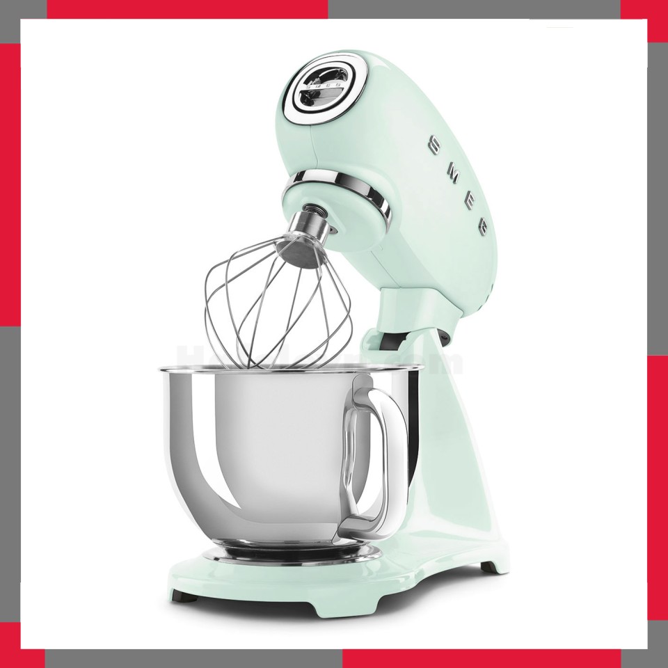 Máy trộn bột đa năng Smeg 50's Style Aesthetic SMF03PGEU