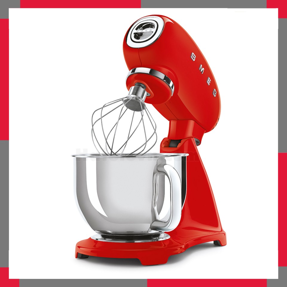 Máy trộn bột đa năng Smeg 50's Style Aesthetic SMF03RDEU