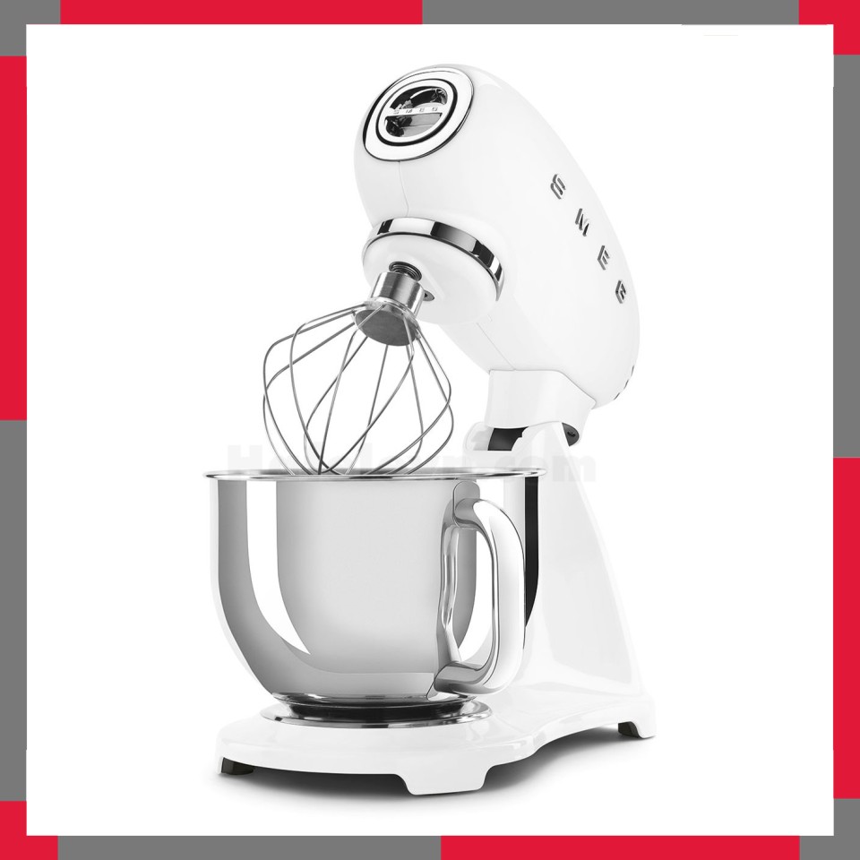Máy trộn bột đa năng Smeg 50's Style Aesthetic SMF03WHEU