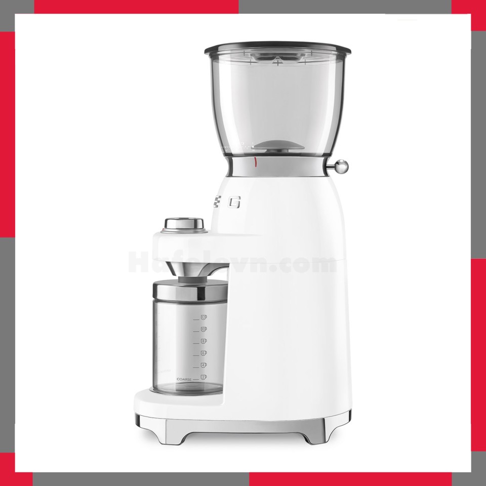 Máy xay cà phê Smeg 50's Style Aesthetic CGF11WH