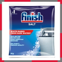 Muối Rửa Bát Finish Salt 1kg - Hàng Nhập Khẩu, Làm Mềm Nước, Chống Mảng Bám