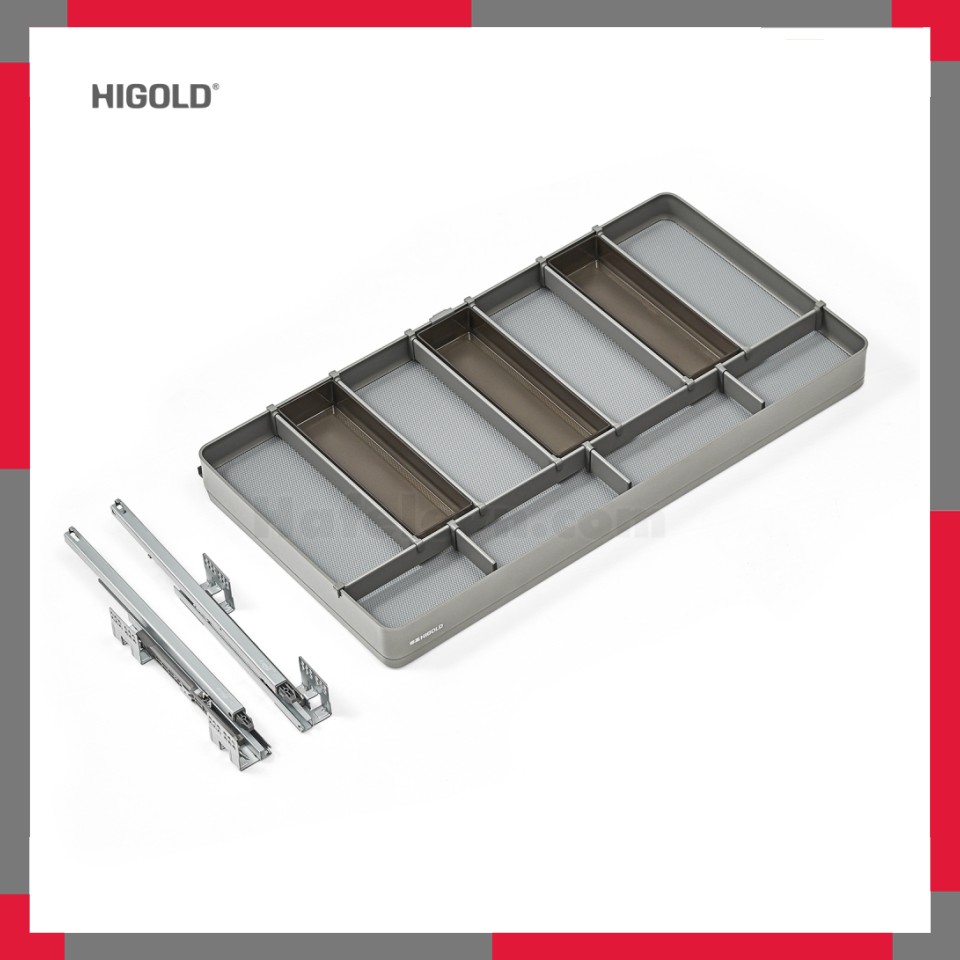 Ngăn kéo âm tích hợp hệ khay chia thìa dĩa Shearer 4.0 HiGold 301851