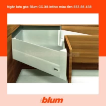 Ngăn kéo góc Blum CC.X6 intivo màu đen 553.86.438