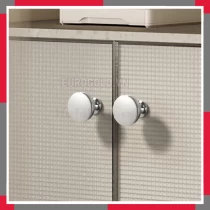 Núm Tủ Hợp Kim Cao Cấp Màu Crom Bóng EuroGold BHK137