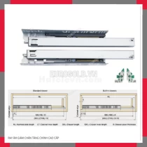 Ray âm Giảm Chấn Tăng Chỉnh Cao Cấp EuroGold SA2503D