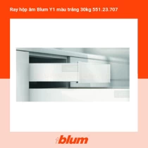 Ray hộp âm Blum Y1 màu trắng 30kg 551.23.707