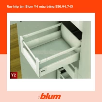 Ray hộp âm Blum Y4 màu trắng 550.94.745