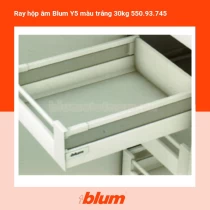 Ray hộp âm Blum Y5 màu trắng 30kg 550.93.745