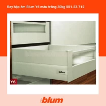 Ray hộp âm Blum Y6 màu trắng 30kg 551.23.712