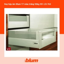 Ray hộp âm Blum Y7 màu trắng 50kg 551.23.763