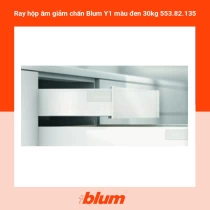 Ray hộp âm giảm chấn Blum Y1 màu đen 30kg 553.82.135