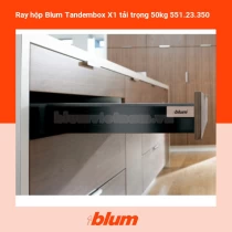 Ray hộp Blum Tandembox X1 tải trọng 50kg 551.23.350