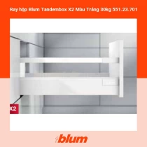 Ray hộp Blum Tandembox X2 Màu Trắng 30kg 551.23.701