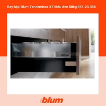 Ray hộp Blum Tandembox X7 Màu đen 50kg 551.23.356