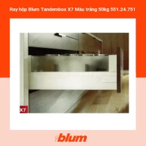 Ray hộp Blum Tandembox X7 Màu trắng 50kg 551.24.751