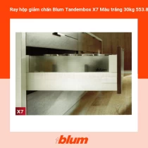 Ray hộp giảm chấn Blum Tandembox X7 Màu trắng 30kg 553.85.735