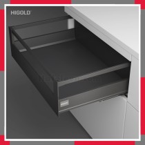 Ray hộp giảm chấn Higold - ngăn kéo âm, cao 167mm HiGold 820020
