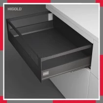 Ray hộp giảm chấn Higold - ngăn kéo âm, cao 167mm HiGold 820020