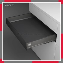 Ray hộp giảm chấn Higold - ngăn kéo âm, cao 86mm HiGold 820006