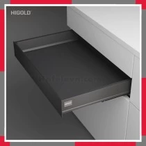 Ray hộp giảm chấn Higold - ngăn kéo âm, cao 86mm HiGold 820006