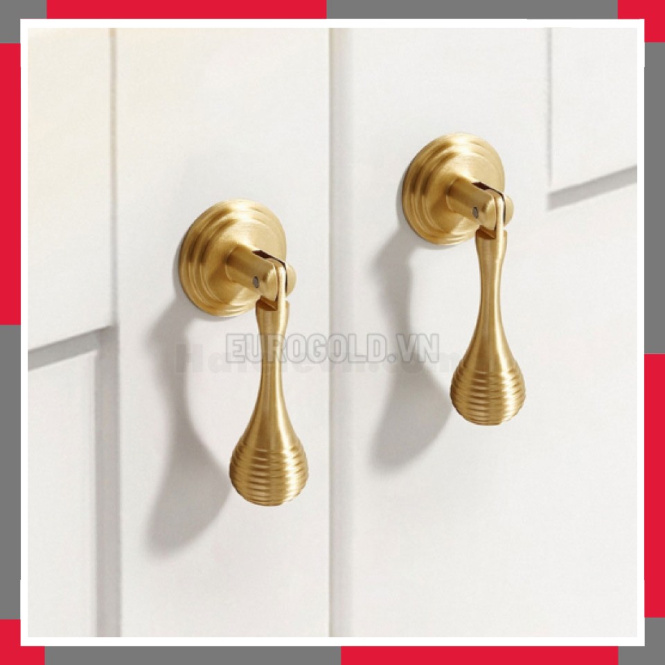 Tay Nắm Tủ đồng Nguyên Chất EuroGold BHER19