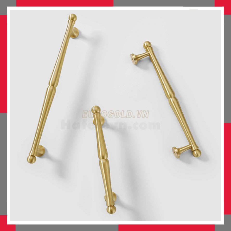 Tay Nắm Tủ đồng Nguyên Chất EuroGold BHG118
