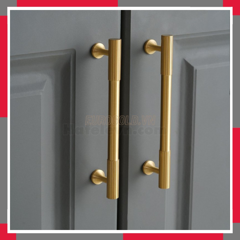 Tay Nắm Tủ đồng Nguyên Chất EuroGold BHG8890