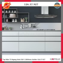 Tay Nắm Tủ Ngang Gola Chữ C 2800mm Hafele 126.37.927