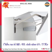 Tay Nâng Free Fold Short I5fs Nắp Trắng Hafele 493.05.900