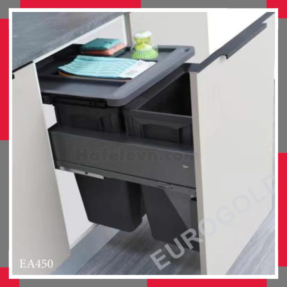 Thùng Rác âm Tủ Giảm Chấn Cao Cấp EuroGold EA402