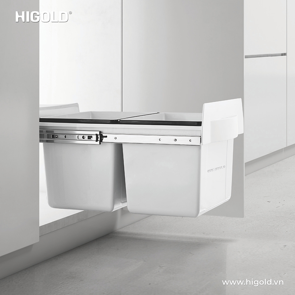 THÙNG RÁC ĐÔI ÂM TỦ CAO CẤP HiGold 307013