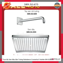 Trọn Bộ Sen Đầu Gắn Tường Raindance Crometta E Hafele 589.52.675