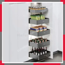Tủ đồ Khô 5 Tầng Ngăn Kéo độc Lập Màu Ghi EuroGold EKM25560