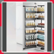 Tủ đồ Khô 6 Tầng Cánh Mở Màu Ghi Cao Cấp EuroGold EUM6L660G