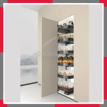 Tủ đồ Khô 6 Tầng Xoay âm Tủ Nhôm Anode Cao Cấp EuroGold EUM6L60XG