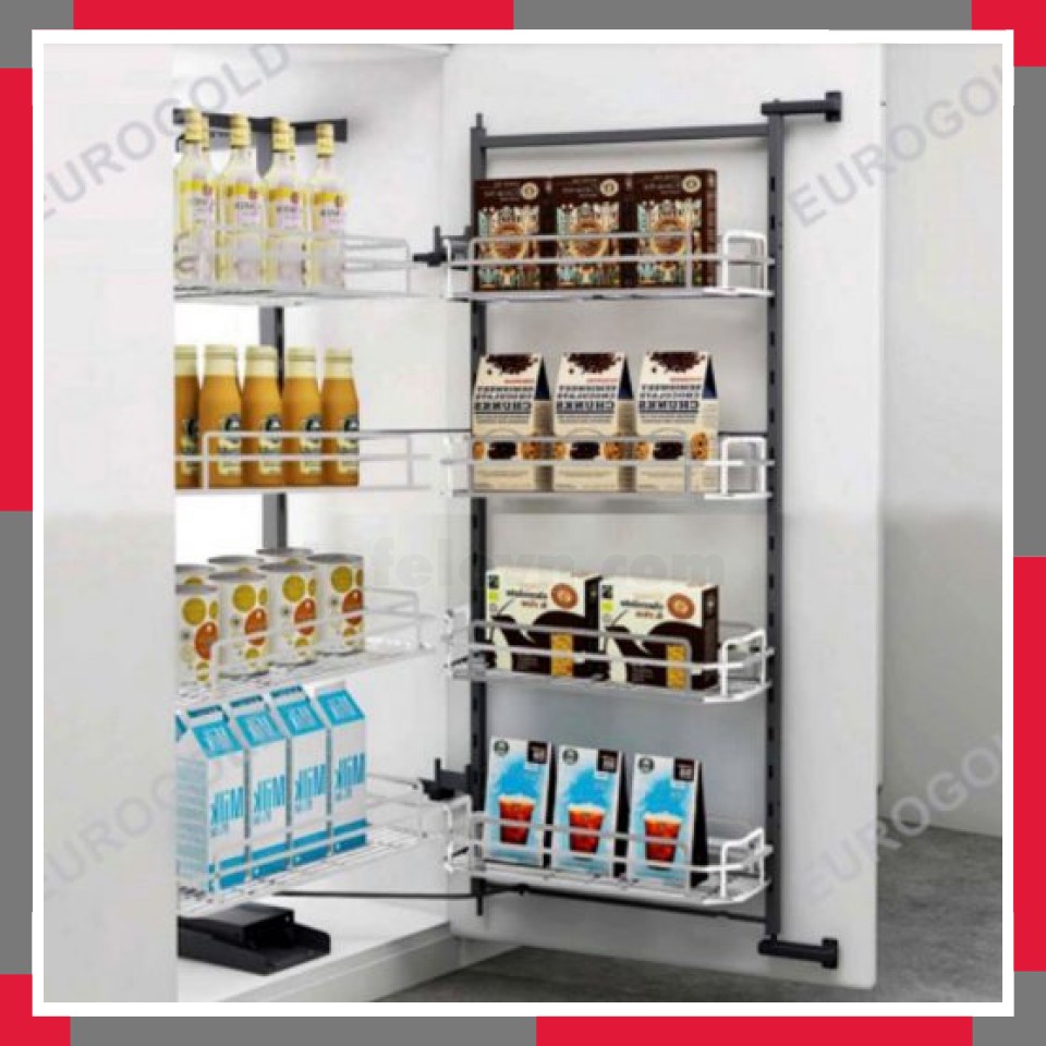 Tủ đồ Khô Inox 304 Nan Dẹt 4 Tầng EuroGold EPL80445